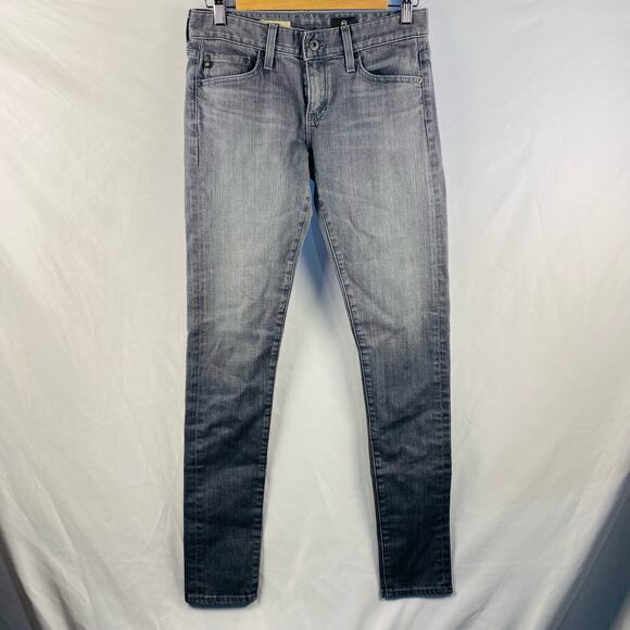 Adriano‎ Goldschmeid Gray The Nikki Relaxed Skinny Jeans Size 25R - Picture 2 of 9